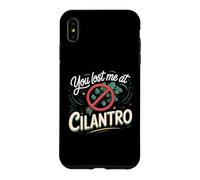 You Lost Me at Cilantro Coriander Herb Case for iPhone XS Max