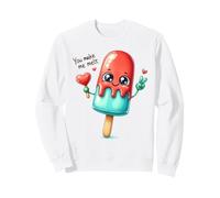 You Make Me Melt Cute Popsicle Love Design Sweatshirt