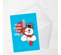You Make Me Melt Greetings Card - Large Card
