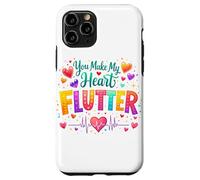 You Make My Heart Flutter Cardiac Nurse Valentine CVICU Case for iPhone 11 Pro