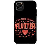 You Make My Heart Flutter Cardiac Nurse Valentine CVICU Case for iPhone 11 Pro Max