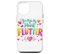You Make My Heart Flutter Cardiac Nurse Valentine CVICU Case for iPhone 12/12 Pro