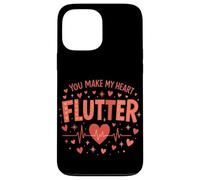 You Make My Heart Flutter Cardiac Nurse Valentine CVICU Case for iPhone 13 Pro Max