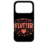 You Make My Heart Flutter Cardiac Nurse Valentine CVICU Case for iPhone 17 Pro