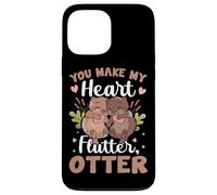 You Make My Heart Flutter Otter Case for iPhone 13 Pro Max