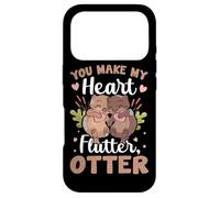You Make My Heart Flutter Otter Case for iPhone 17 Pro
