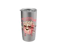 You Make My Heart Popcorn Art Stainless Steel Insulated Tumbler