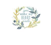 You Make My Heart Smile Women's T-Shirt - White - S - White