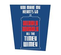 You Make My Hearts Go Wibbly Wobbly All The Timey Wimey Anniversary Card