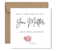 “You Matter More Than You Know” | Encouragement Card | Thinking of You | Mental Health Support Card | For Friend or Loved One