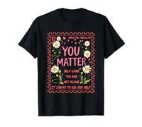 You-Matter Stamp Mental Health Inspirational Therapist Women T-Shirt