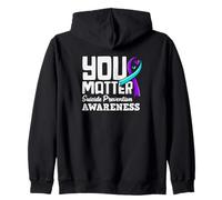 You Matter Suicide Prevention Awareness Zip Hoodie