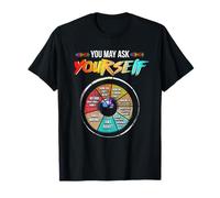 You May Ask Yourself 80s Old-School Audiotape Vintage Disco T-Shirt