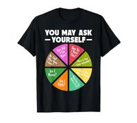 You May Ask Yourself Wheel Design - Funny Existential T-Shirt
