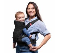 YOU+ME 4-in-1 Baby Carrier Newborn to Toddler - All-Position, Hip-Healthy, Adjustable Baby Carriers from Newborn with Breathable 3D Mesh Panels & 2-in-1 Snap-On Bib (8-32 lbs/3.6-14.5 kg)