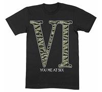 You Me at Six Camo Logo Mens T Shirt You Me at Six Tee M