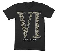 You Me at Six Camo VI Slim Fit T-Shirt - Black - Large