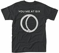 You Me at Six Half Moon Mens Black T Shirt You Me at Six Tee