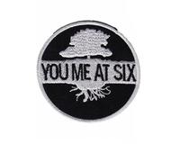 You Me at Six Pop Punk Band Patch Badge Embroidered Iron on Applique Patch Accessory