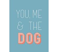 You Me The Dog Large Canvas Wall Art Print