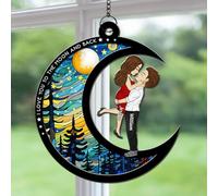 You & Me We Got This Personalized Suncatcher, Custom for Couple, Birthday Gift for Him for Her for Husband for Wife, Wedding Window Hanging Decoration