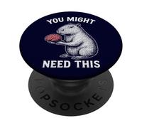 You Might Need This Smart Capybara Sarcasm Brain PopSockets Adhesive PopGrip