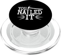 You Nailed It Wood Worker Woodworker Handyman PopSockets PopGrip for MagSafe