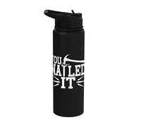 You Nailed It Wood Worker Woodworker Handyman Stainless Steel Insulated Water Bottle