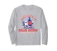 You Need to Calm Down Take A Chill Pill (Relax Statement) Long Sleeve T-Shirt