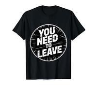 You Need to Leave Introvert Mood Space - Value Graphic T-Shirt, Men, Black, L