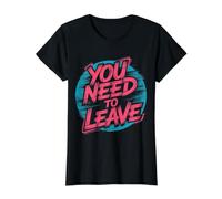 You Need to Leave Introvert Mood Space - Value Graphic T-Shirt, Women, Black, M