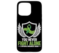 You Never Fight Alone Lymphoma Awareness Squad Case for iPhone 15 Pro Max