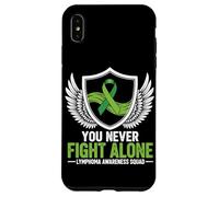 You Never Fight Alone Lymphoma Awareness Squad Case for iPhone XS Max