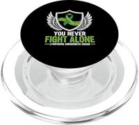 You Never Fight Alone Lymphoma Awareness Squad PopSockets PopGrip for MagSafe
