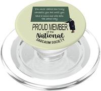 You Never Realize How Sarcastic You Are Fun Quote PopSockets PopGrip for MagSafe