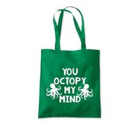 You Octopy My Mind Octopus Tote Shopping Bag 10 Litres Capacity 42 x 38cm