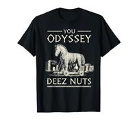You Odyssey Deez-Nuts Funny Trojan Horse Ancient Greek Retro T-Shirt