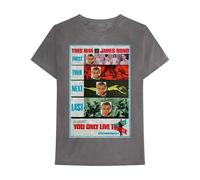 You Only Live Twice Cotton T-Shirt James Bond Charcoal M