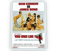 You Only Live Twice POSTER Glossy Borderless of Various Sizes & Frame Option (A3 size 16.5 x 11.7 Inch / 420 x 297 mm, 01)