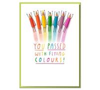 You Passed with Flying Colours! Funny Exam Congratulations Card