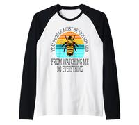 You People Must Be Exhausted from Watching Me Do Everything Raglan Baseball Tee