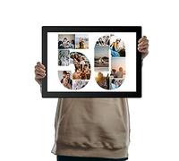 You Personalise 50th Birthday Personalised Photo Frame - A4 - Black | Personalise with favourite photos and a special message; a framed keepsake for birthdays, family celebrations and memorials