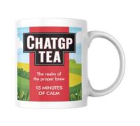 You Personalise ChatGP Tea Novelty Mug AI Chatbot Pun Tea Lover Gift
