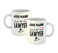 You Personalise Personalised Mug Trust Me I'm Almost A Lawyer - Add Your Law Students Name - Custom Gift for Trainees and Students