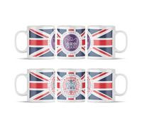 You Personalise Queen Elizabeth Platinum Jubilee UK Flag Personalised Mug | Personalised 11 oz ceramic mug featuring the selected design; ideal for birthdays, Christmas and special occasions