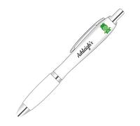 You Personalise Unicorn, Rainbow & Dragon Personalised Pen - Clear Grip | Full-colour personalised pen with Unicorn, Rainbow, Dragon Theme design; add custom text and choose a grip colour for gifts