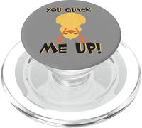 You Quack Me Up Funny Duck Humor Statement Funny PopSockets PopGrip for MagSafe