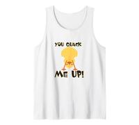 You Quack Me Up Funny Duck Humor Statement Funny Tank Top