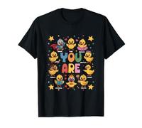 You re Brave Kind Enough Duck Goose Affirmations Teacher Value Graphic T-Shirt