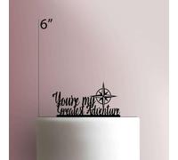 You?re My Greatest AdventureAcrylic Cake Topper 3mm Thick Premium Laser Cut Cake Decoration for Birthday, Wedding, Baby Shower & Party Cakes Durable Reusable